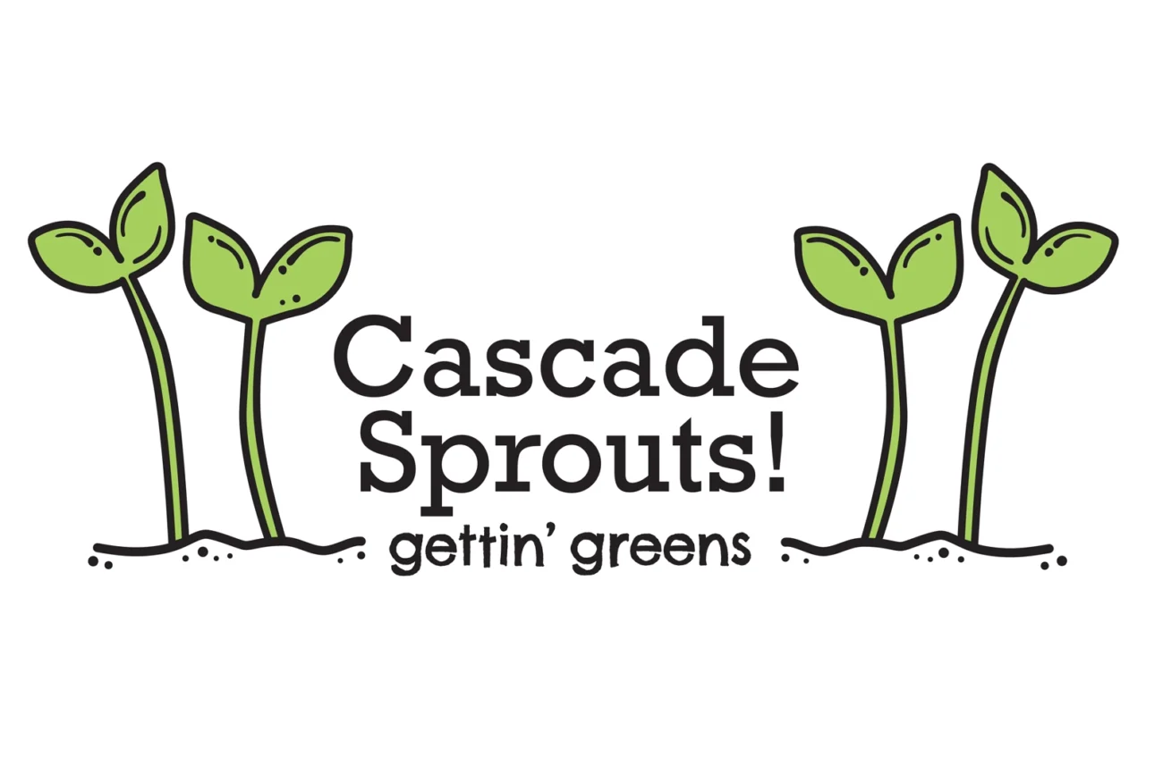 Cascade Sprouts Logo Design Priscilla Creative Branding Microgreens Vancouver Washington