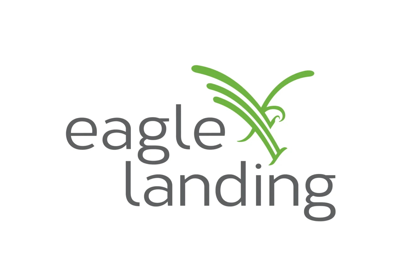 Eagle Landing Logo Design Branding Priscilla Creative Walkable Urban Community Oregon
