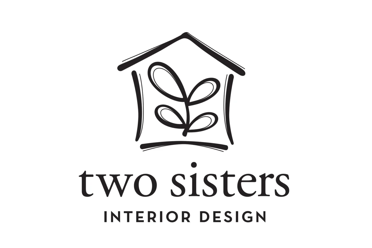 Two Sisters Interior Design Logo Design Priscilla Creative Branding Portland Oregon